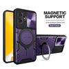 For Motorola Moto G54 5G G84 G14 Case Shockproof Armor Slide Lens Protect Funda For Moto G 54 84 14 Metal Ring Holder Back Cover