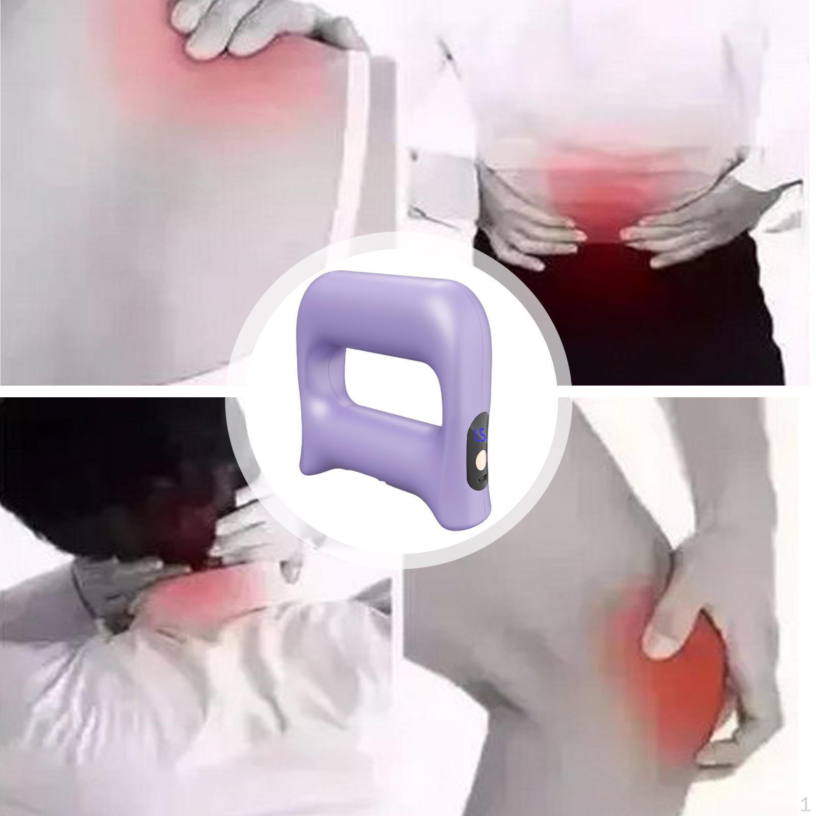 

Портативный Вибрационный Массажер для Тела Электрические Массажеры для Спины для Мужчин Фитнес фиолетовый