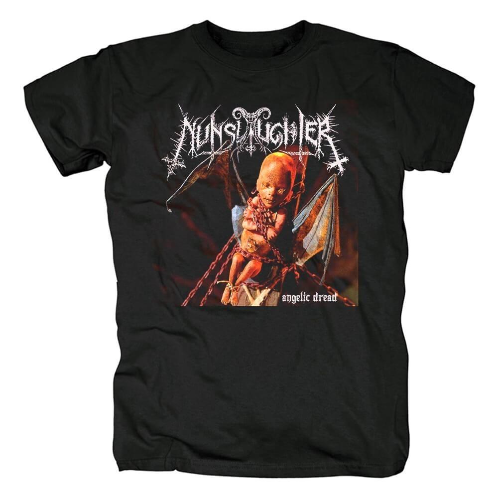 NEW NunSlaughter Band Album Heavy Cotton Black S-5XL Shirt EN792 Unisex T-Shirt S
