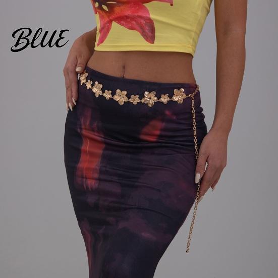 Beach Body Chain Accessory Waist for Women Adjustable Metal Belt