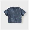David Bella Boys' Antibacterial Short sleeved T-shirt Summer Edition New Baby Cool Top Children's Primer