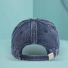 Unisex Perforated Washed Cotton Baseball Cap, Soft Top Hat, Sun Visor Hat