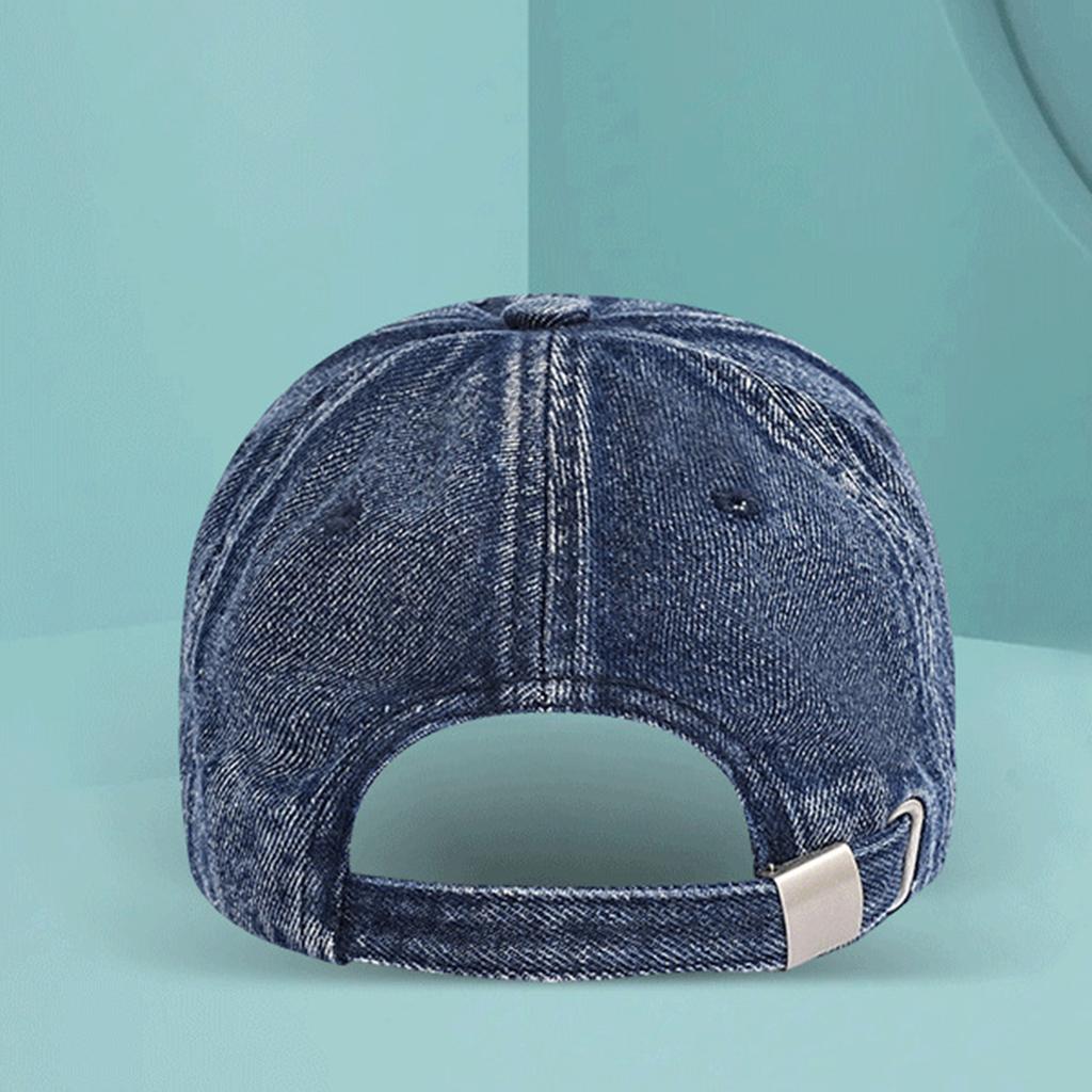 Unisex Perforated Washed Cotton Baseball Cap, Soft Top Hat, Sun Visor Hat