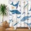 Cute Cartoon Animal Shower Curtain Waterproof Bath Curtain Bathroom Decor Kids Friendly Design Multiple Fun Patterns With Hooks