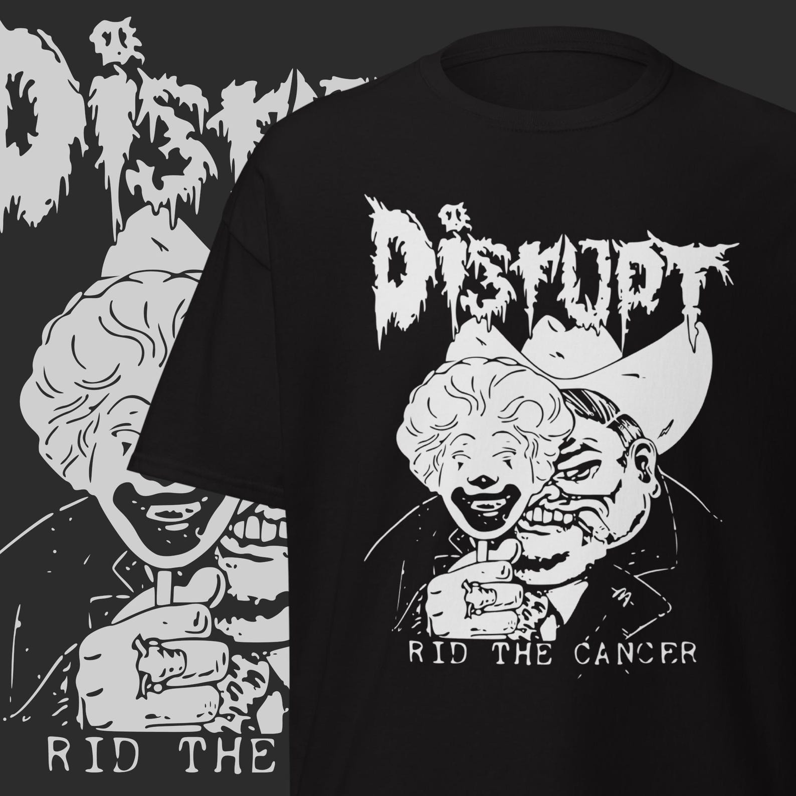 Disrupt Band T-Shirt Vintage Punk Rock Tee XL