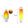 Gifts USB Candle Lamp Portable Bedroom Decoration LED Ambient Light Camping Lighting Dynamic Flame Lamp