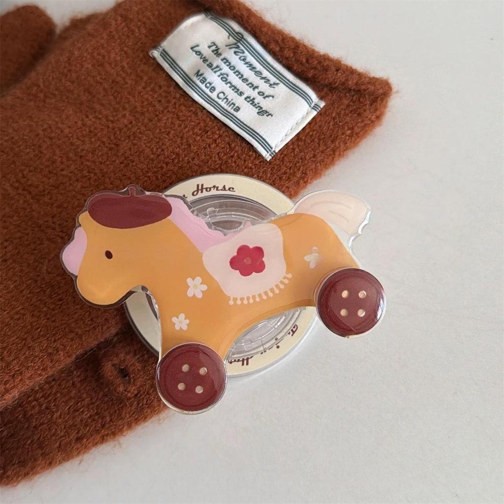 MagSafe-Compatible Cinnamoroll Bear Stand with Super Strong Magnetic Adsorption and Retractable Airbag