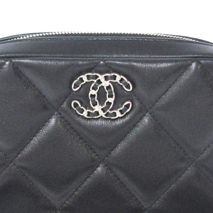 Chanel 19Bag Lambskin Camera Bag, Crossbody Bag, Shoulder Bag Women's Black AP2728-B07327-94305