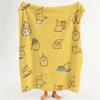 illust Y Yutoriya Throw Flannel Throw Blanket Suitable for Sofa Living Room Bedroom