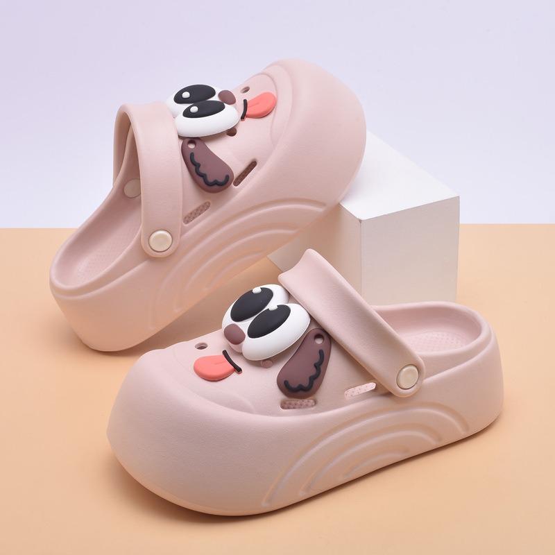 New hole shoes women's platform cute summer beach non-slip bag head breathable outside wear cool slippers