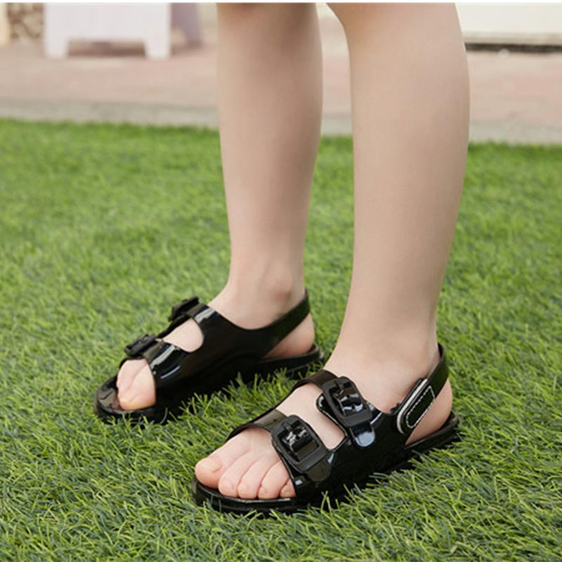 Crystal Children's Shoes, Boys and Girls, Small and Medium-sized Children, Candy Colored Flat Sandals, Roman Shoes, Children's Shoes