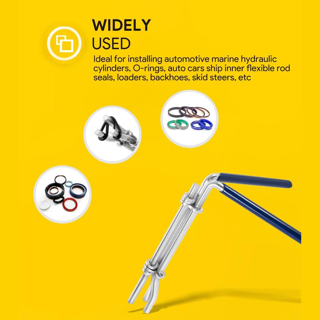3 Pack Seal Installation Set Nut Wrench Repair Set Hydraulic Seal Installation Tool Gland Wrench for Farm Equipment