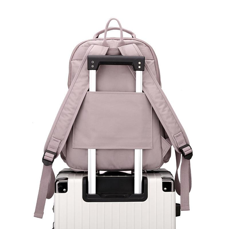 Backpack for Men and Women Large Capacity Anti-splashing Nylon Backpack Travel Leisure Fashion Can Cover Trolley Case Backpack