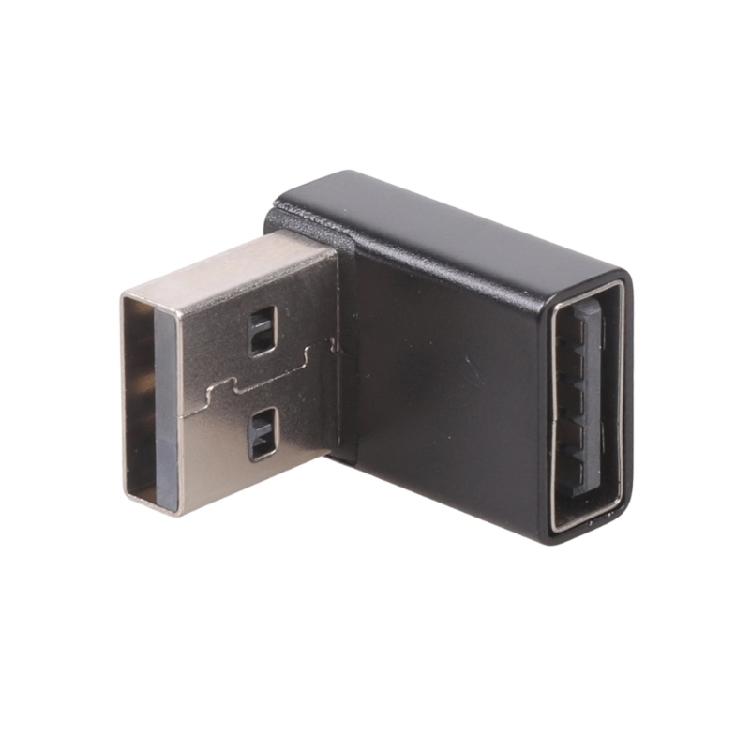 4Pcs 90 Degree USB3.0 Adapter Right Angled USB A Male To Female Converter Extender Connector for PC Laptop Expansion