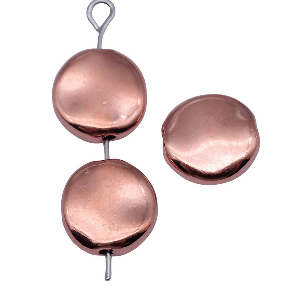 Runde Perlen mit kleinem Loch Antike Metallanhänger Abstandshalter Schmuckherstellung Zubehör