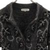 Duemila Di Mila Schon Made In Japan Leaf Pattern 7 Minutes Sleeve Knit Cardigan Women Used