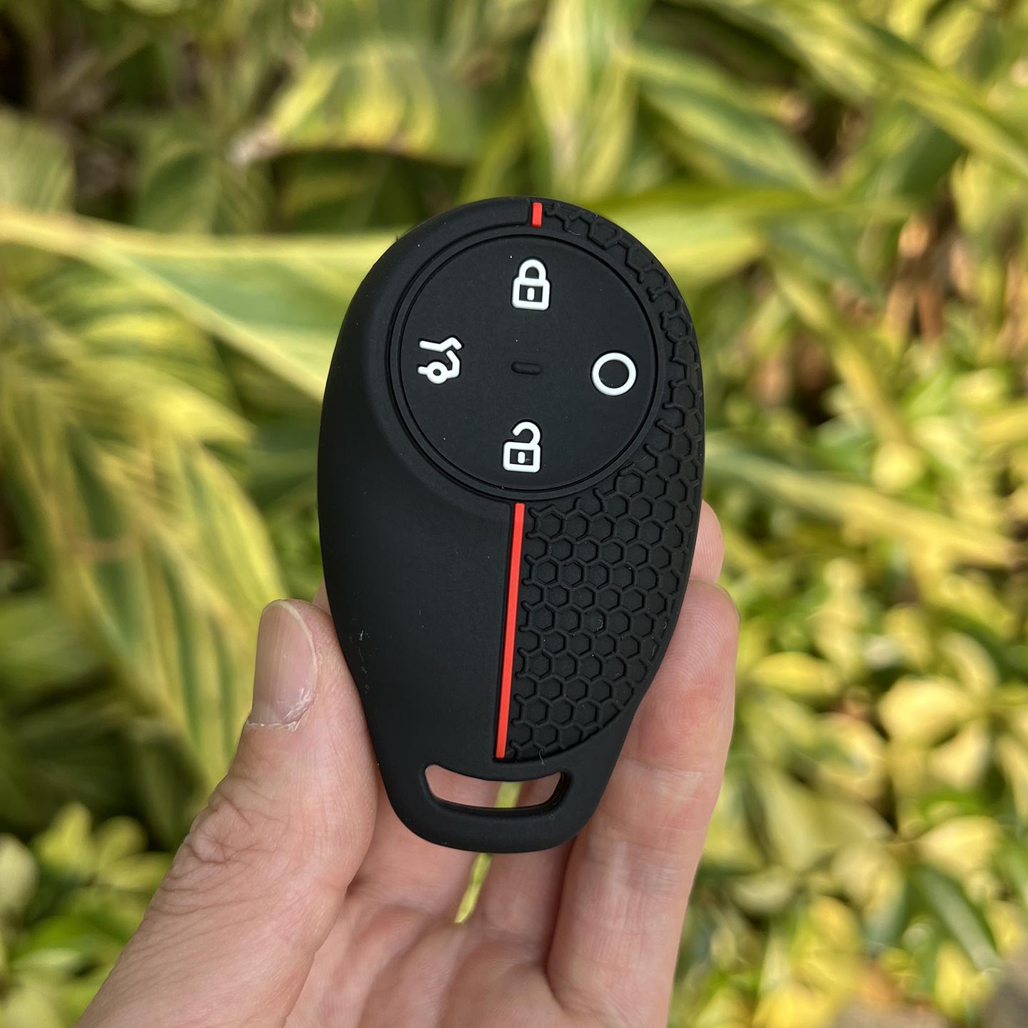 

Silicone Car Key Case for Gac Aion V RT UT Y LX S PLUS New Energy Trumpchi Aion GE3 GA3S Toyota BZ3X Rubber Remote Cover Shell чорний