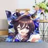 Uma Musume Pretty Derby Throw Pillow Covers Pattern Cushion Cover Suitable For Sofa Bedroom Car Pillow Cover