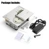 DC12-24V Small Table Saw Blade DIY Woodworking Cutting Machine Cutting Electric Saw Tool with Power Adapter