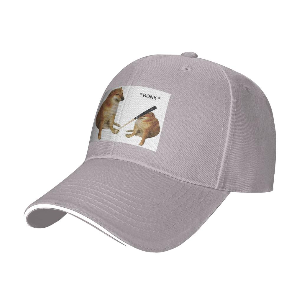 Shiba Inu Dog Bonk Meme Cap Casual Baseball Caps Adjustable Hat Hip Hop Summer Unisex Baseball Hats Customizable