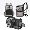 Breathable For Cats Expandable Foldable Pet Carrier Backpack Large Capacity Creative Travel Transport Bag for Small Dogs