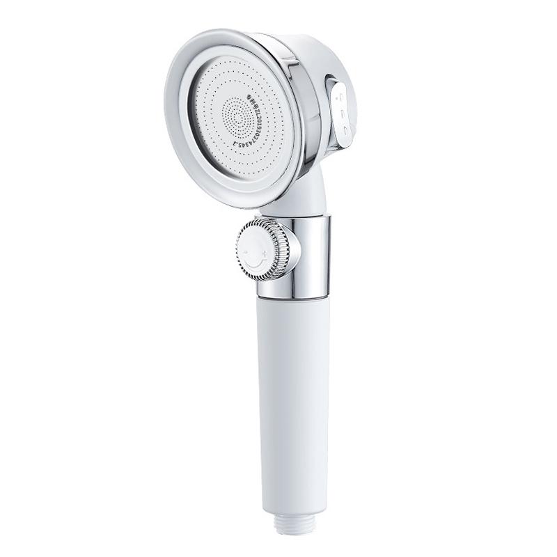 Adustable 3 Modes Shower Head Bathroom Shower Accessories Handheld Water Saving Bath Shower Head High Pressure Shower Head