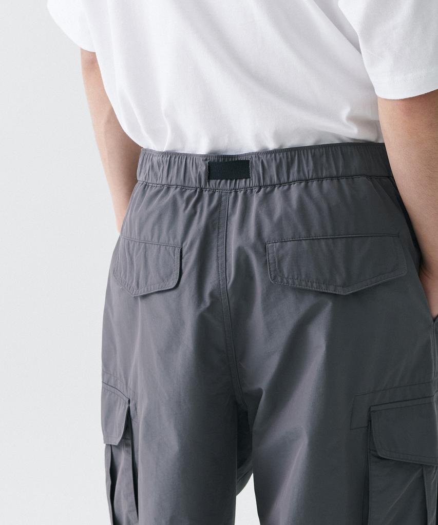 MUSINSA STANDARD [City Leisure] Np Wide Belted Cargo Pants [Grey]