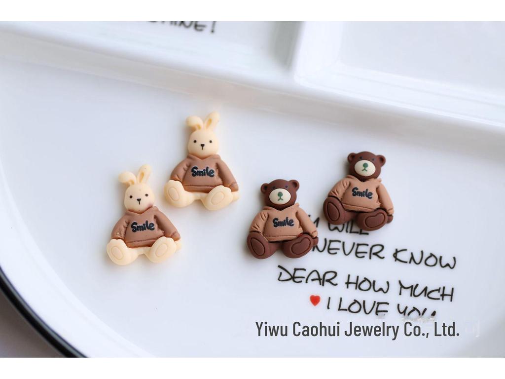 Bijuterii și accesorii pentru huse de telefon cu desene animate drăguțe cu ursuleț de iepuraș