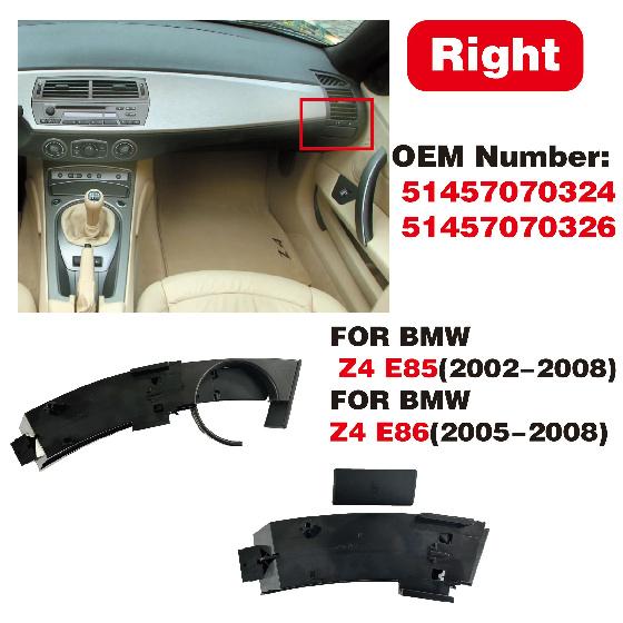 High Quality Dashboard Cup Holder Front Left/Right Car Interior Accessories For BMW Z4 E85 E86 2003-2008 51457070323 51457070324