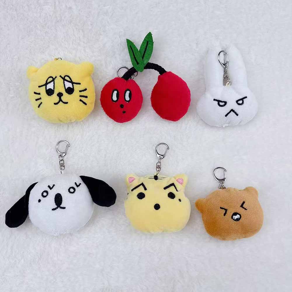 Haechan Doyoung YUTA Plush Toy Keyring Jungwoo Johnny Mark JP World Tour Tiger Dog Bear Doll Keychain Fans Bag Decor Gift