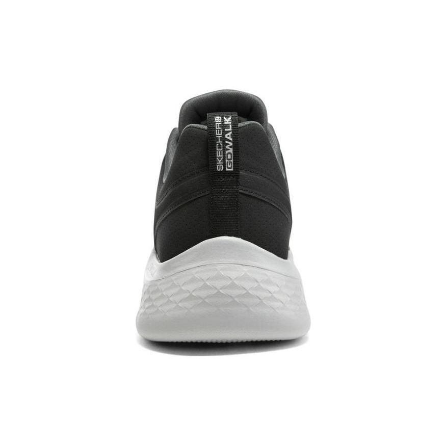 Skechers Go Walk Flex Round Toe Comfortable Shock Absorbing Durable Low Top Running Shoes Men sneakers Black White 216495-BKGY