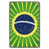 Vintage Brazil Travel Poster Country Flag Metal Tin Signs Retro Carnival Party Metal Plate For Club Home Bar Cafe ART Wall Decor