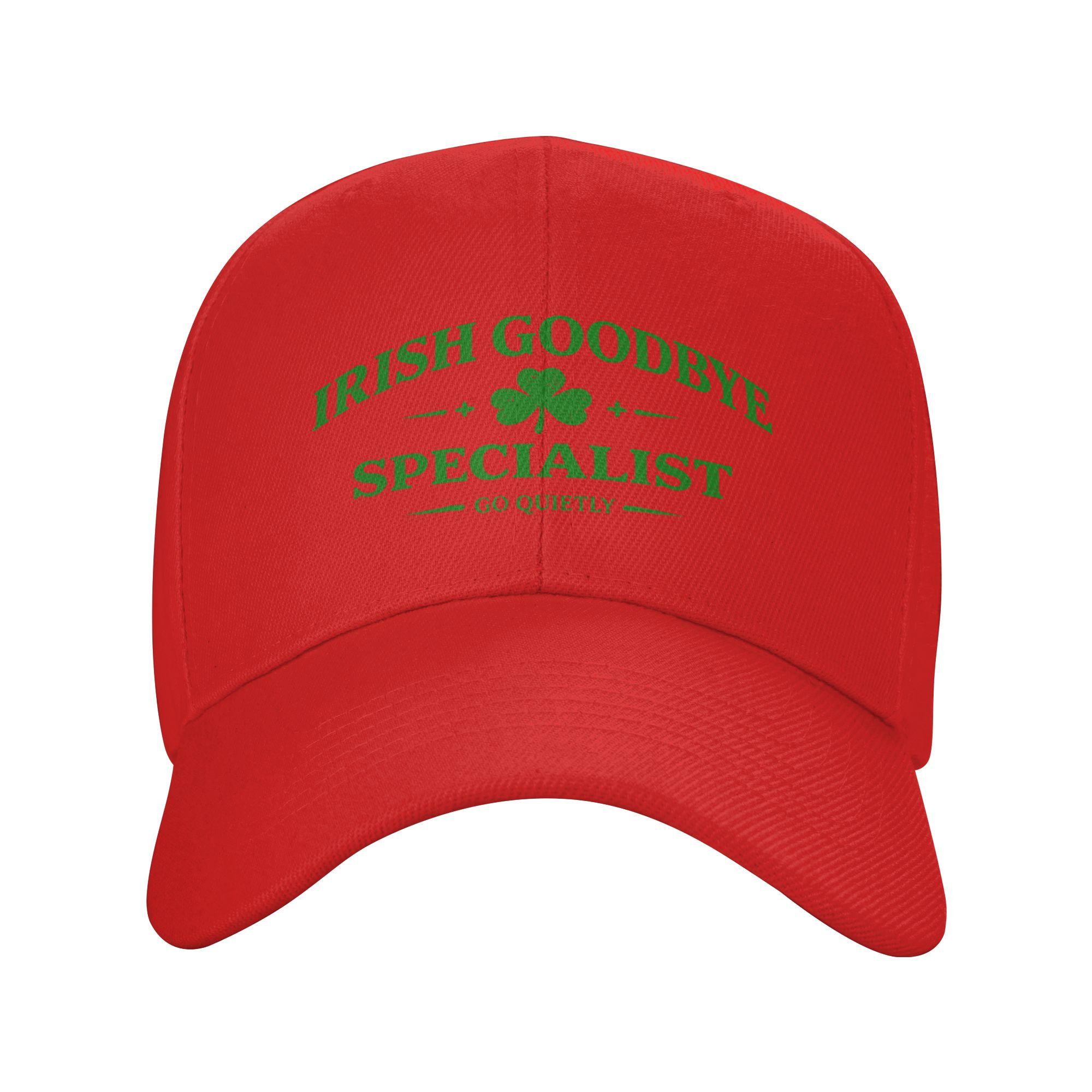 Summer Casual Baseball Cap Irish Goodbye Specialist Kpop Rock Trucker Hat For Unisex Women Breathable St Patricks Day Baseball Caps One Size