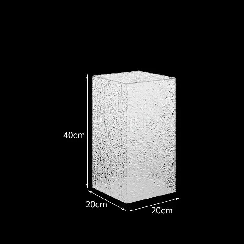 Półka na desery z akrylu Przezroczysty stół bufetowy Stojak na tace do jedzenia Stół bufetowy Stojak na przerwę na herbatę Stojak na ciasto Wyświetlacz Naczynia Talerze
