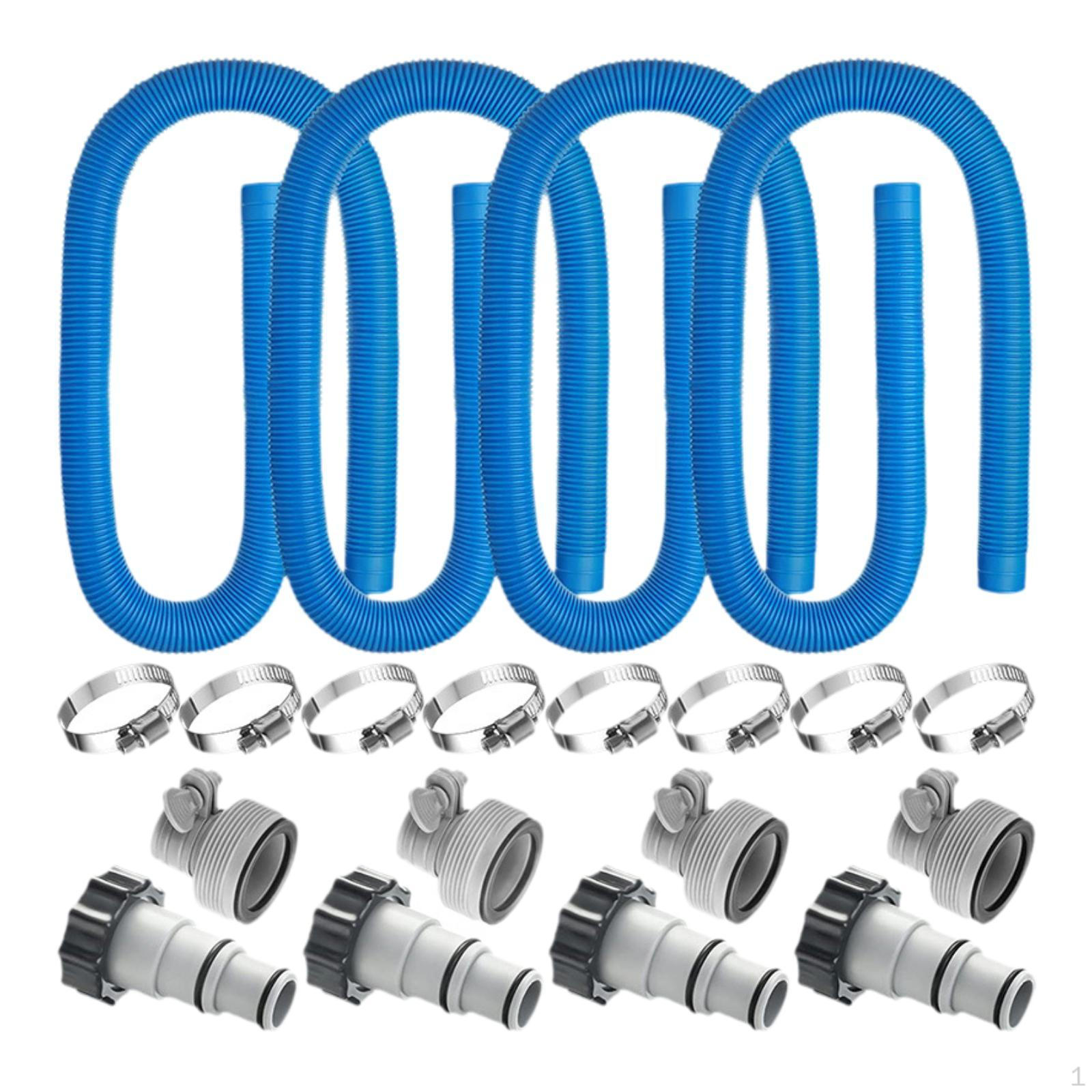 59 Long Pool Filter Hose for Above Ground Pools with 1.25 Diameter 4set
