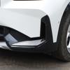 For BMW X1 iX1 U11  2024 ABS Carbon fiber/Black Car Front Bumper Side Molding Cover Trim Accessories
