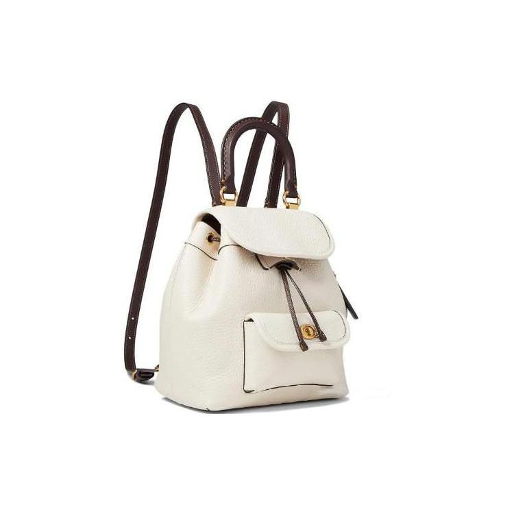 New COACH Riya Cow Leather Backpack Medium Size Women's White CH588-B4CAH