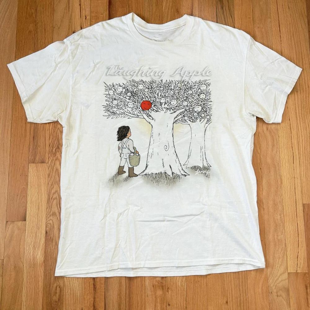 

The Laughing Apple Cat Stevens Album Unisex White T Shirt Size S-5XL Unisex T-Shirt XXXL