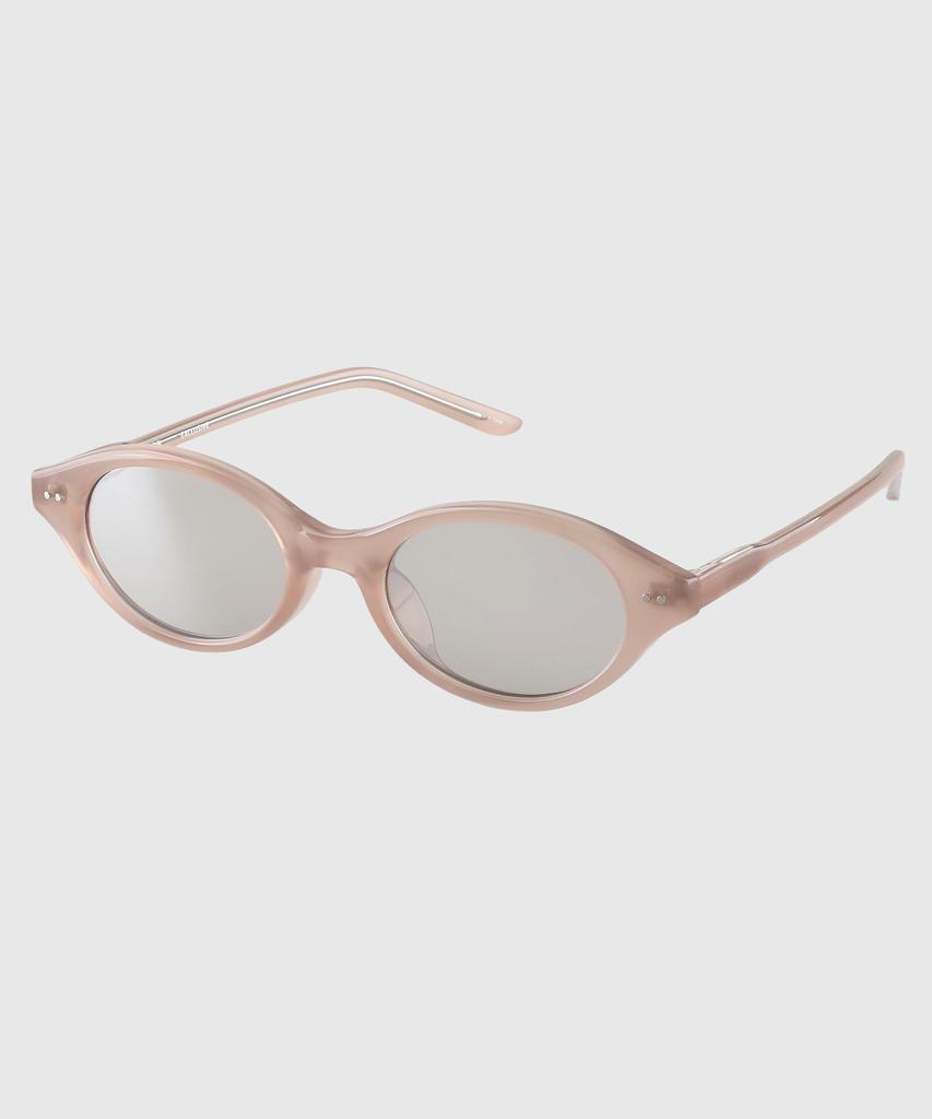 Tuditeo Sho Tinted Lightweight Horn-Rimmed Unique Sunglasses Nylon Tinted Lenses C4 Pink