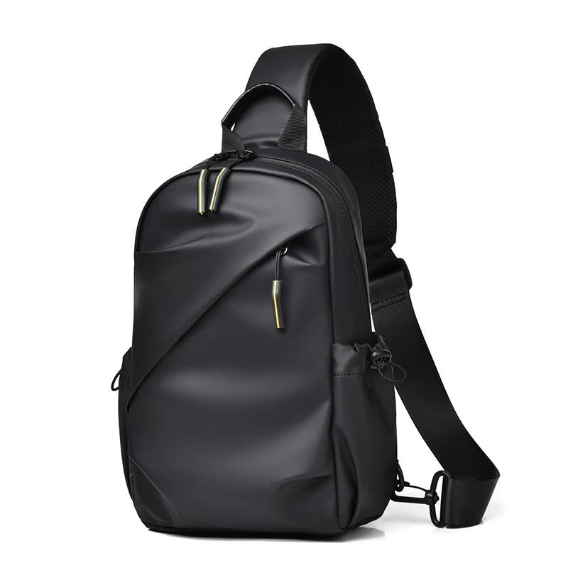 Fashionable Men's Chest Bag Travel Bag Casual Male Shoulder Crossbody Bag Waterproof Sling Sports Bag