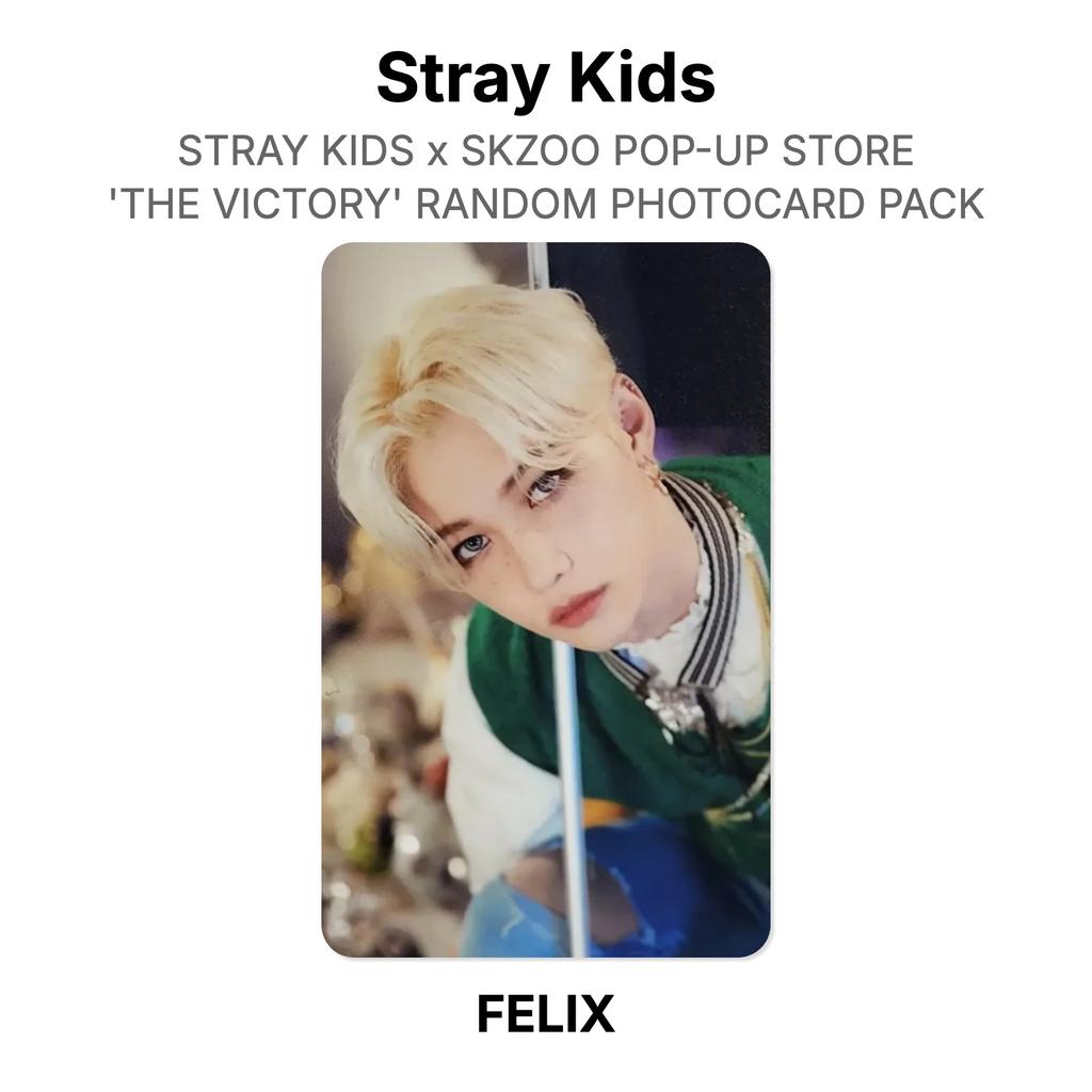 Stray Kids x SKZOO POP-UP STORE 'THE VICTORY' RANDOM PHOTOCARD PACK Official Photocard