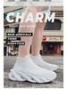 Men's Autumn Lightweight Knit Sneakers - Breathable, Sock-Style, Blade Design for Running and Casual Wear