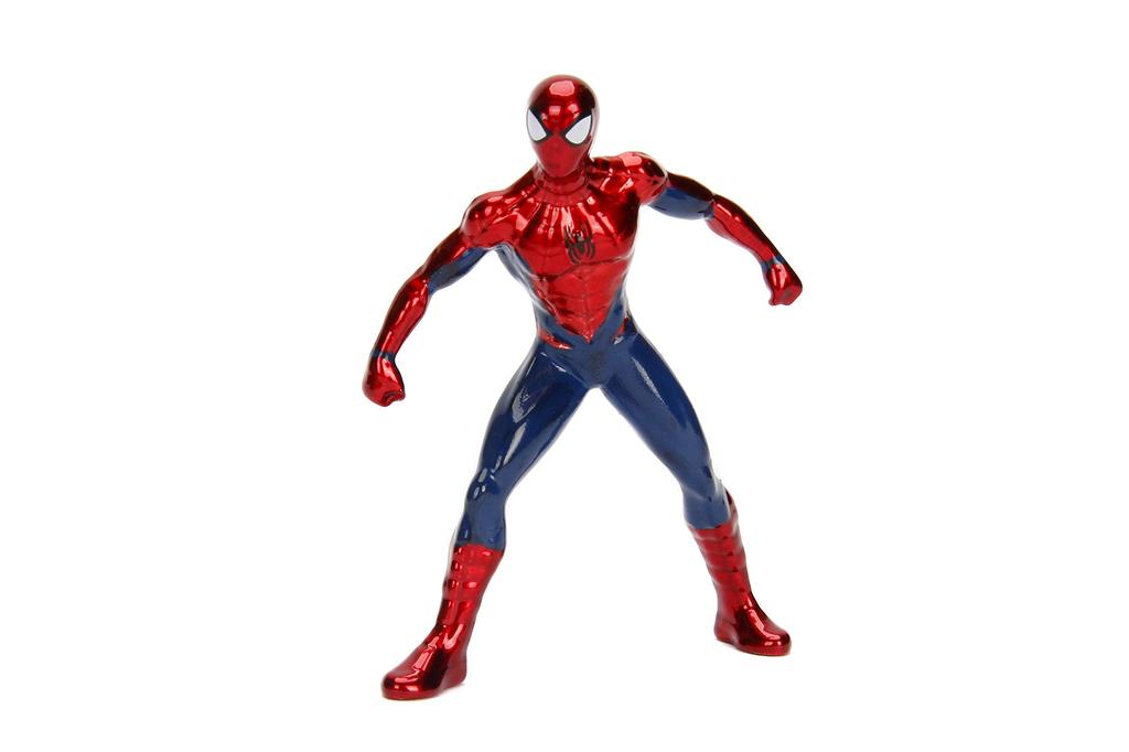 Jada 99725 Hollywood Rides 2017 Ford GT Spider-Man Figure, 124 Scale, Red/Blue