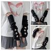 Subculture Arm Gloves Arm Covers Anime Party Fingerless Gloves for Dancing Party Arm Sleeves Teens Girl Arm Cover
