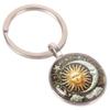 Universes Inspired Keychain Featuring Star Sun Designs and Gemstones Effect for Ideal Present or Daily Ornament