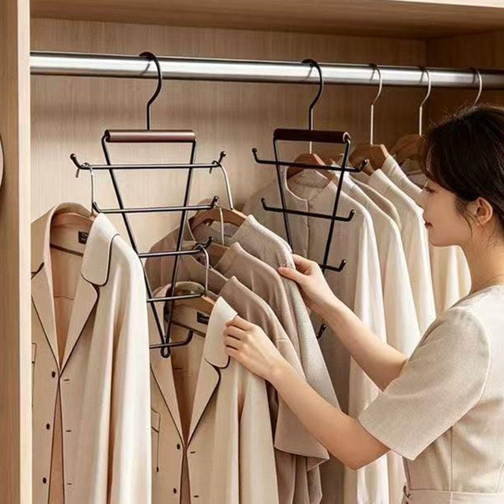 Wall Mounted V Shaped Hanger Rotatable Hat Rack New Double Sided Hanger