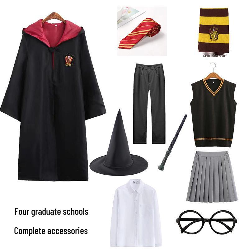 Harry Potter Zauberschule Kinder Zaubererumhang