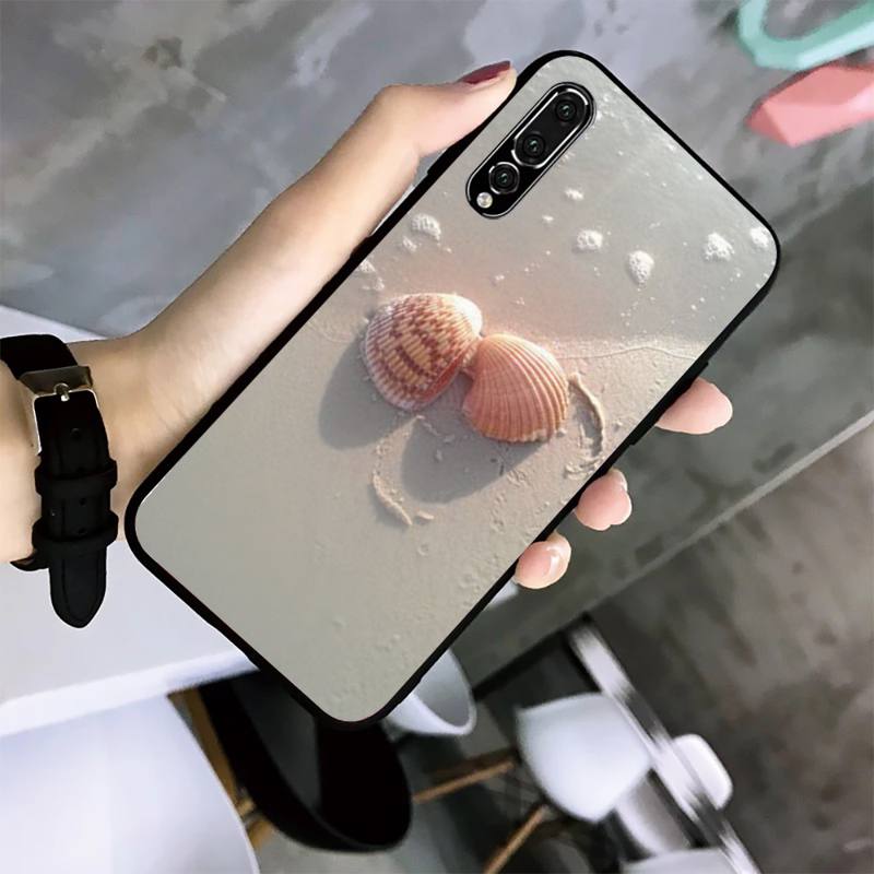 

Чехол для телефона с морской звездой и гребешками для Huawei G7 G8 P7 P8 P9 P10 P20 P30 Lite Mini Pro P Smart Plus Cove Fundas P20Lite