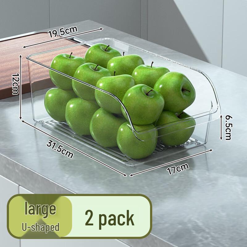 Transparent Refrigerator Egg Storage Organizer