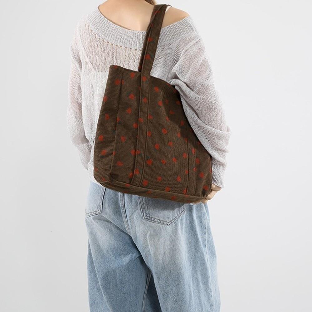 Fashion Fruit Strawberry Tote Bag Large Capacity Fruit Handbag Fruit Shoulder Bag Streetwear